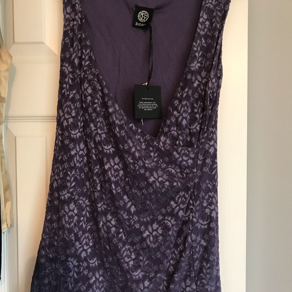Purple lace top